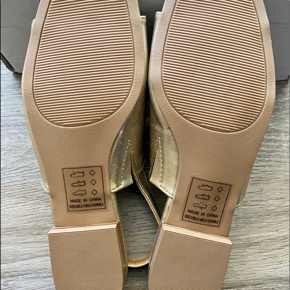 Qupid faux leather slingback sandals - Picture 4 of 6